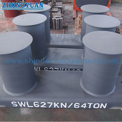 50–100 mm Inclined Double-Bitt Mooring Bollard | CB/T 169-2011 Type A Single-Base