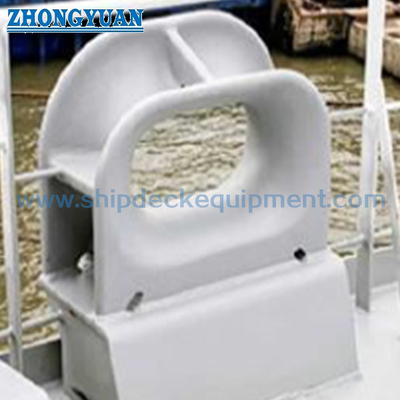 DIN 81915 Type D Casting Steel Deck Mounted Chock Ship Towing Equipment