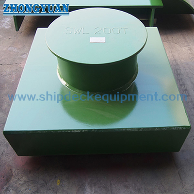 Steel Plate Fabricated Recessed Bitts Ship Towing Equipment