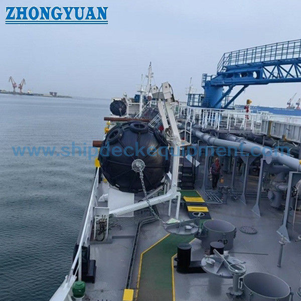 2.5–16T Hydraulic Fender Crane | Rubber Fender Davit for Ship Deck Equipment