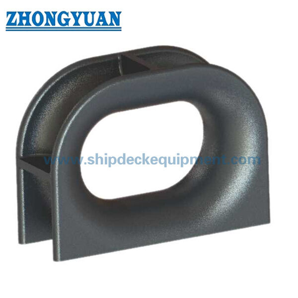 310–500 mm Deck-Mounted Cast Steel Panama Chock | JIS F 2017-1982 Type AC for Ship Mooring