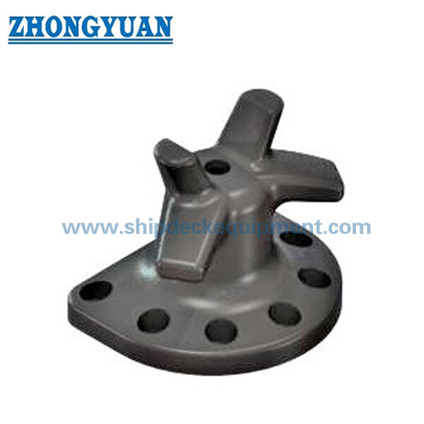 Staghorn Dock Bollard with Bolt Anchorage | Cast Steel Quayside Ship Mooring Equipment