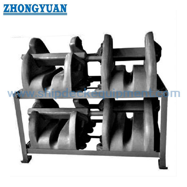 Bolted Dog-Type Anchor Chain Stopper for 17–68 mm Chain | JIS F 2002-Type, Cast Steel or Ductile Iron