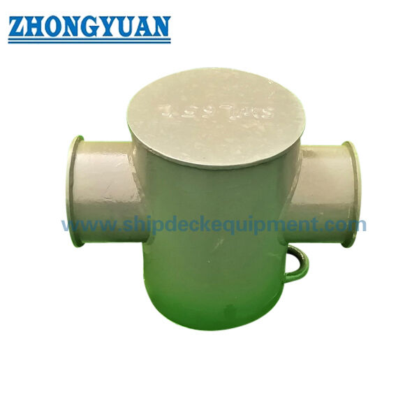 ISO 13797 Plate Fabricated Pipe Welded Mooring Towing Cruciform Bollards | Ship Towing Equipment