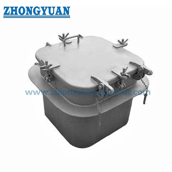 Weathertight Small Steel Hatch Cover with Butterfly Nuts | CB/T 3728 Type A / UR S26 Ship Deck Access