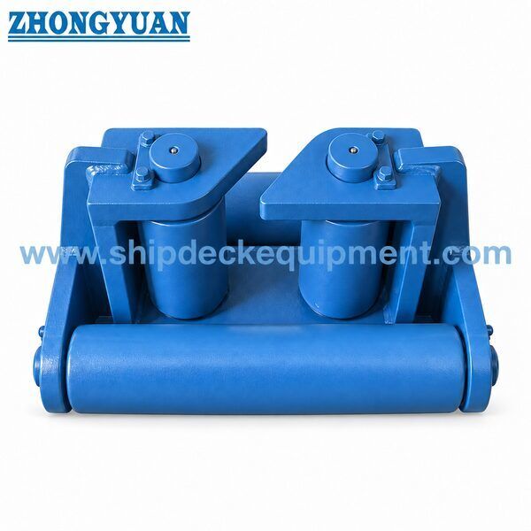 Open Type Four-Roller Marine Fairlead for Engineering Vessels | CB 3015-1983 Type A Lower Horizontal Roller Arrangement