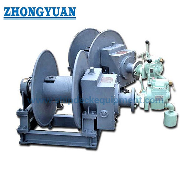 10–20 kN Pneumatic Accommodation Ladder Winch | ISO 7364 for Tankers & Marine Vessels