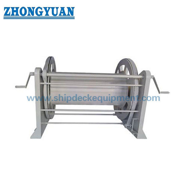 56 mm Two-Handle Steel Wire Rope Reel with Brake | CB/T 3468-92 Type C for Shipboard Wire Rope Storage