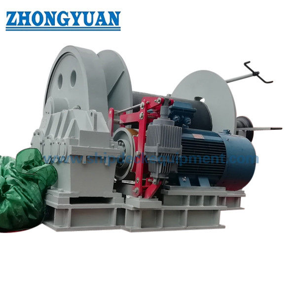 5-800KN Single Drum Electric Mooring Winch with Warping Head Ship Deck Equipment