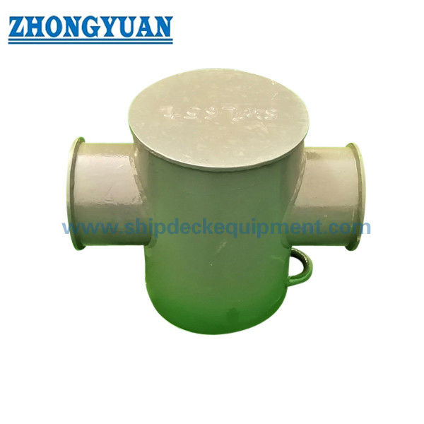 ISO 13797 Plate Fabricated Pipe Welded Mooring Towing Cruciform Bollards Ship Towing Equipment