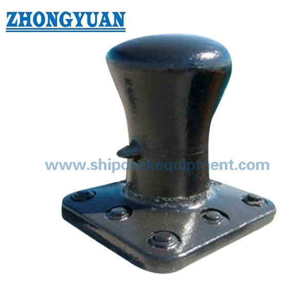Single Bitt Dock Mooring Bollard | 20–200 t SWL, Cast Steel or Ductile Iron