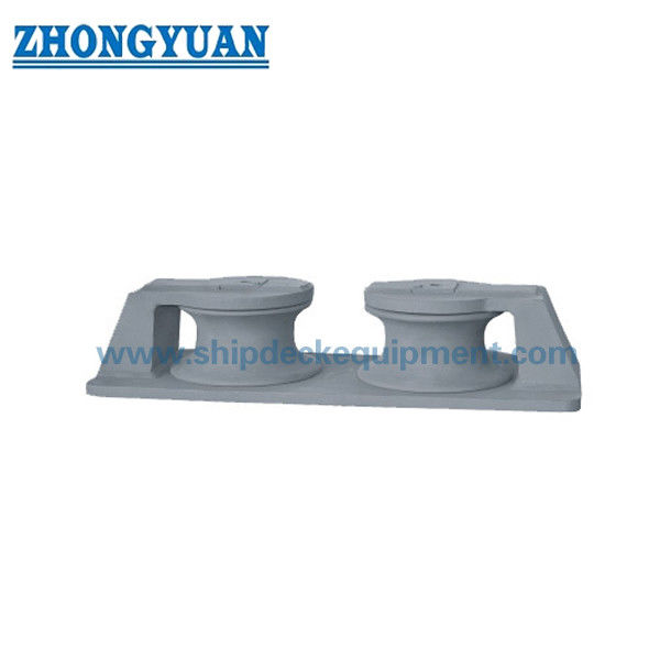 Marine Two-Roller Chock | CB/T 38-1999 Frame Type with Cast Steel Rollers for Ship Mooring
