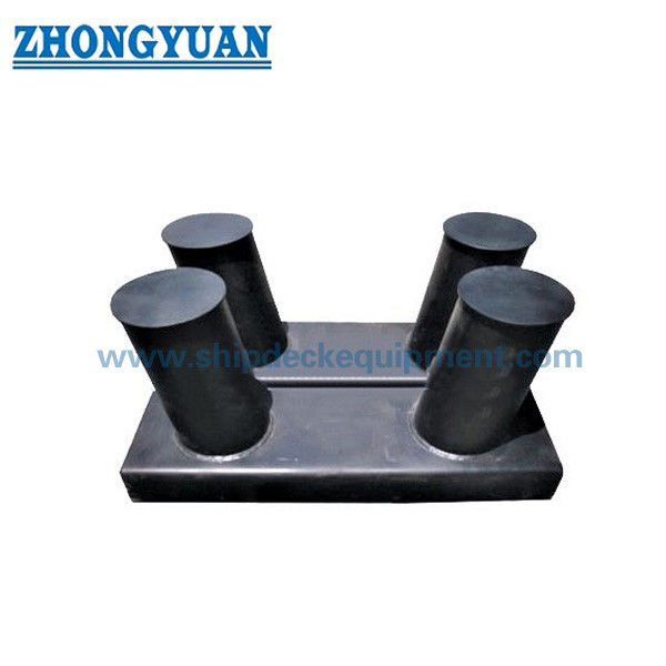125–250 mm Inclined Double-Bitt Mooring Bollard | CB/T 169-2011 Type B Double-Base