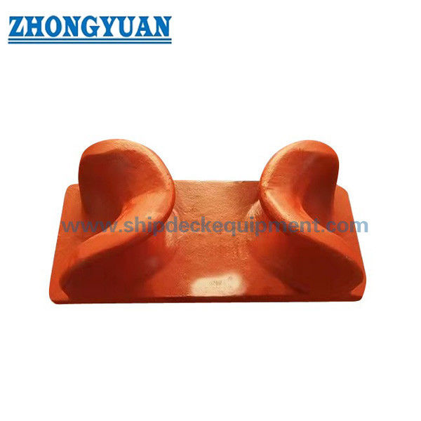 150–400mm Deck Mounted Open Chock | JIS F2006 Casting Steel Fairlead for Small Vessel Mooring