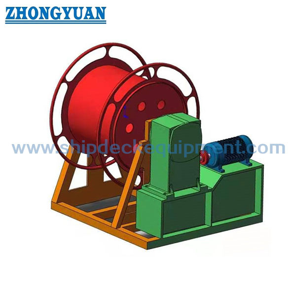 CB*3048 Type A Single Drum Electric Driven Steel Wire Rope Reel Ship Deck Equipment