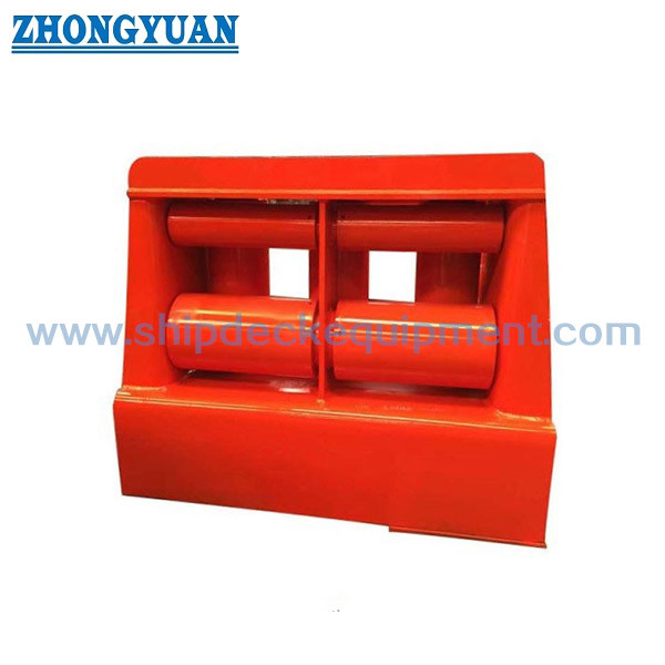 ISO 13733 Type 7R Seven Rollers Universal Fairlead With Upper Roller Ship Towing Equipment