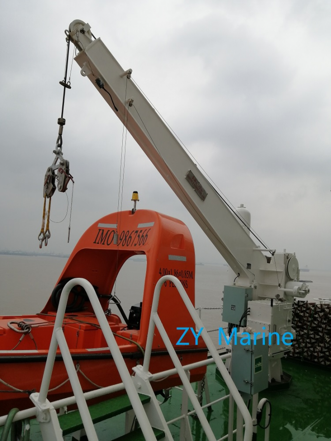 14kN Fixed Arm Slewing Type Rescue Boat Davit