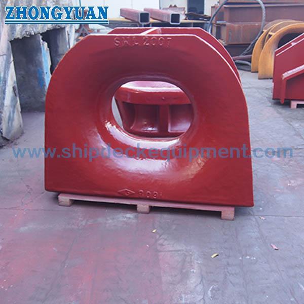 JIS F 20051975 Deck Mounted Casting Steel Close Type Ship Mooring